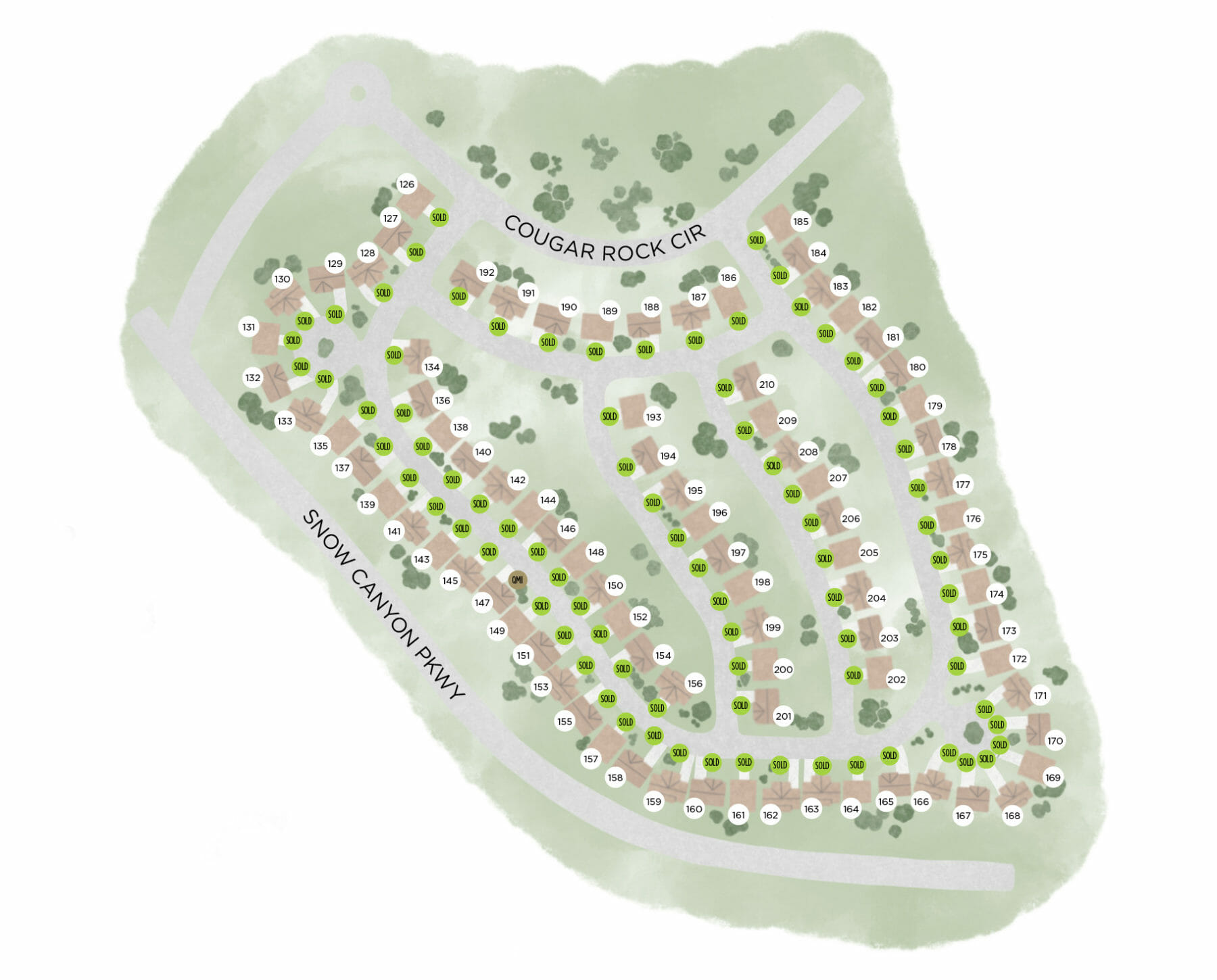 New home community map - The Escapes at Entrada - Saint George, Utah