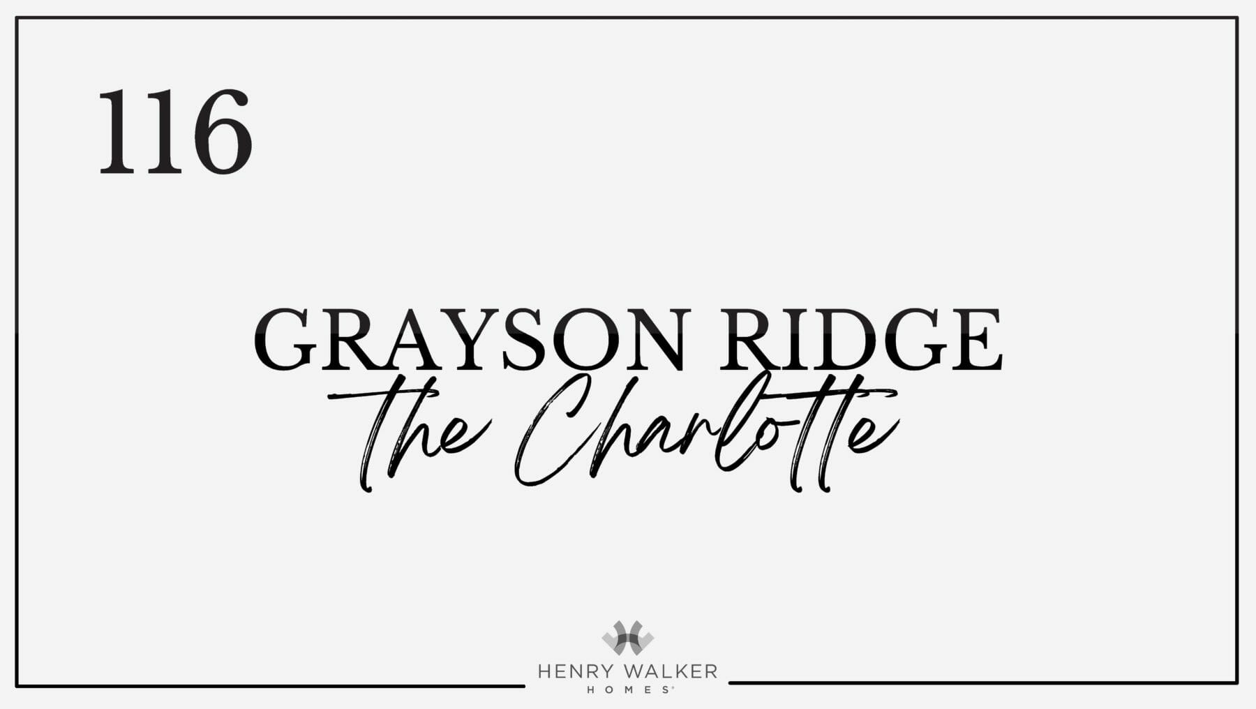 Grayson Ridge Lot 116